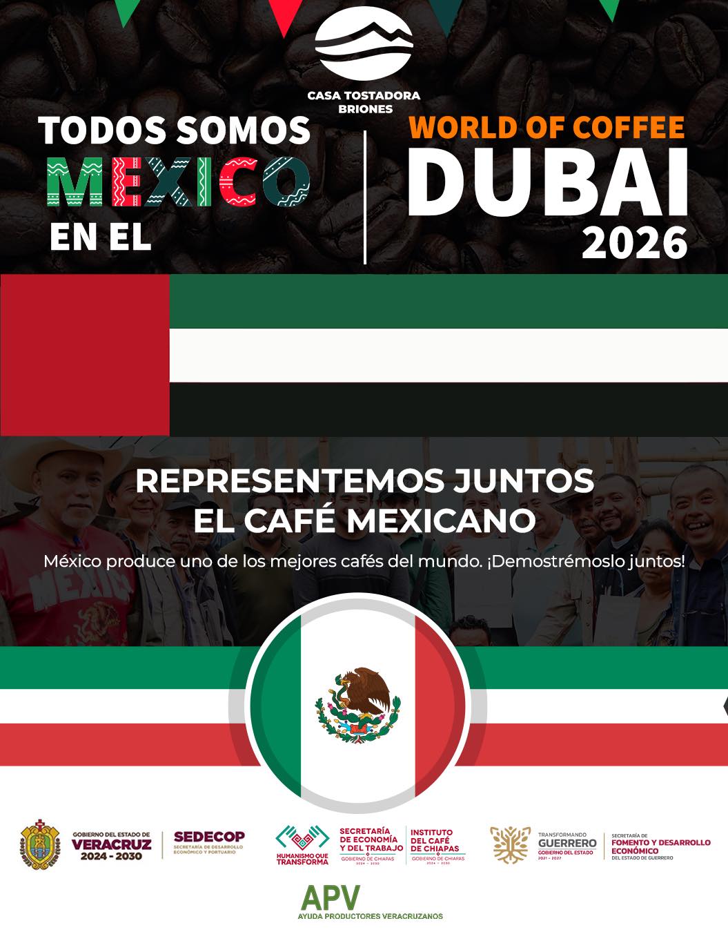 Todos Somos México” en el World of Coffee Dubai 2026